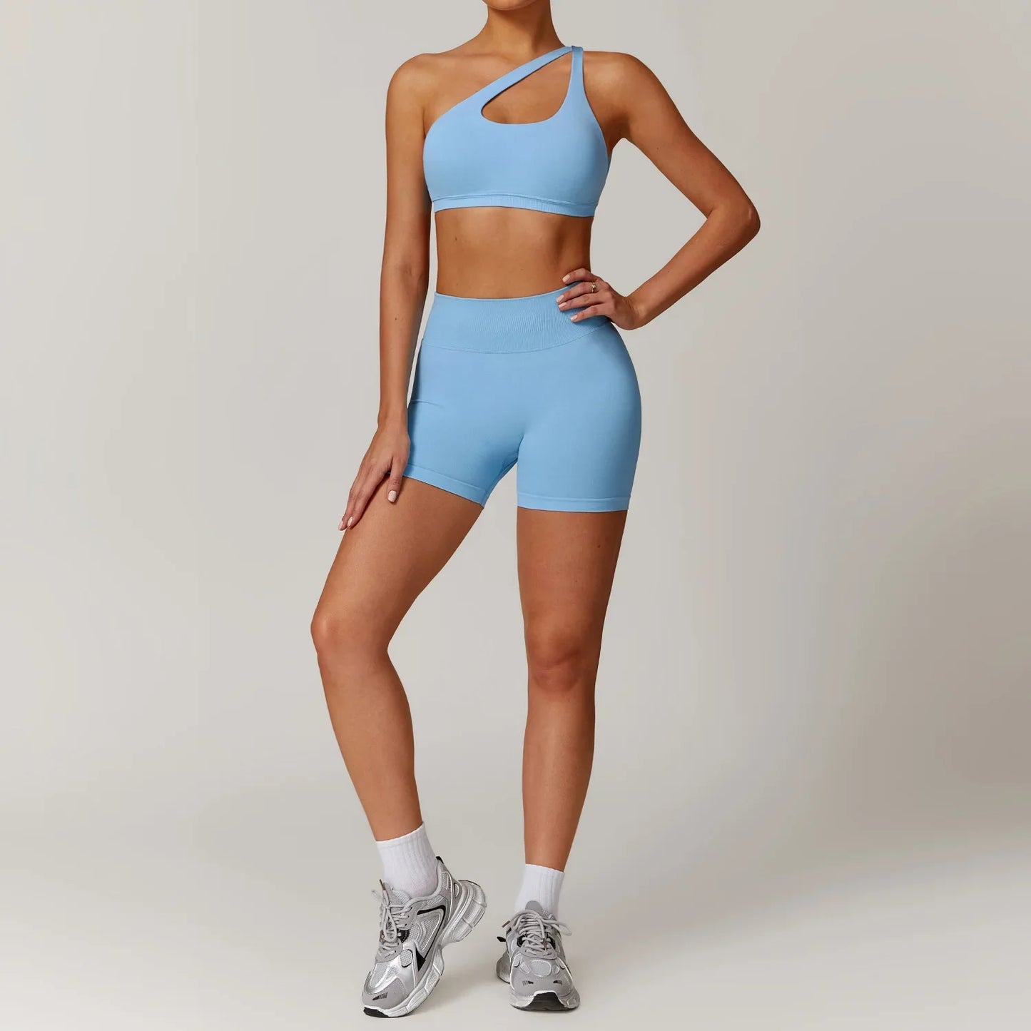 Jacket Yoga Set Women Long Sleeve Stand Up Collar Zipper Coat Seamless High Waist Short Fitness Suit Outdoor Sport Tracksuit