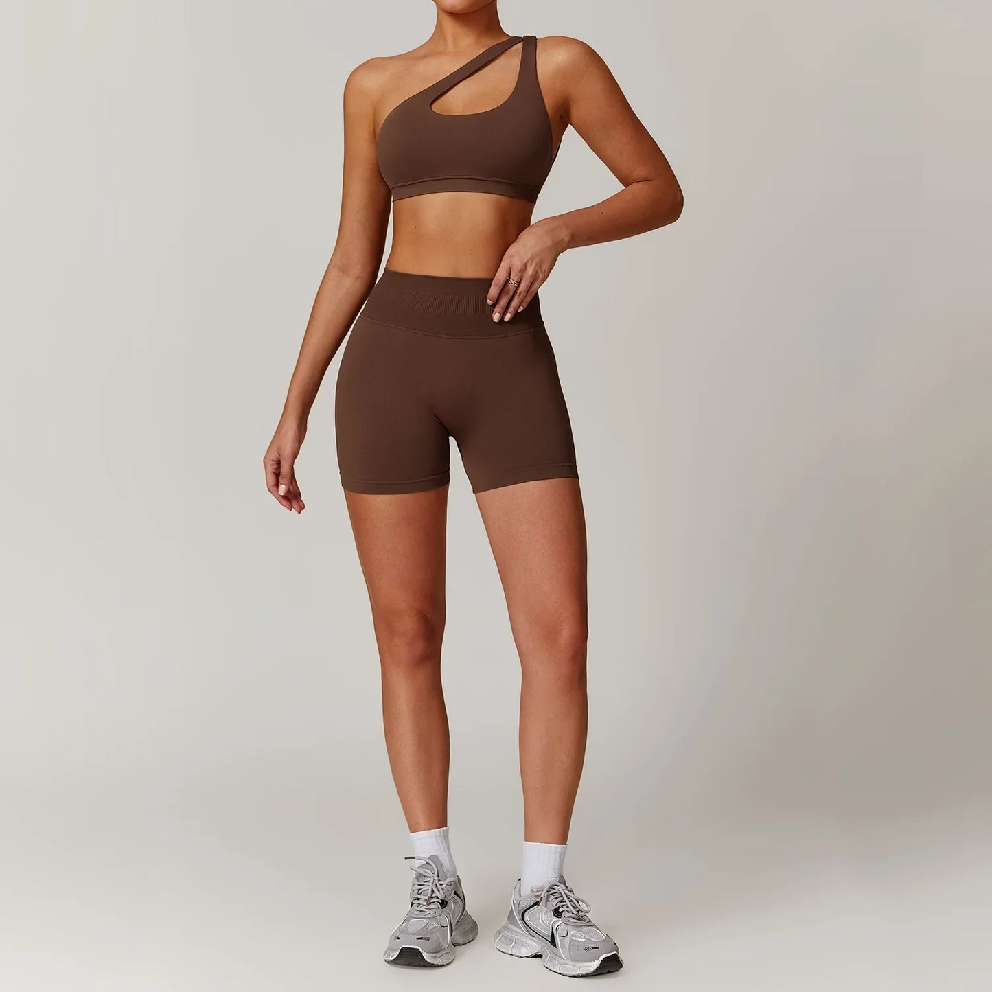 Jacket Yoga Set Women Long Sleeve Stand Up Collar Zipper Coat Seamless High Waist Short Fitness Suit Outdoor Sport Tracksuit